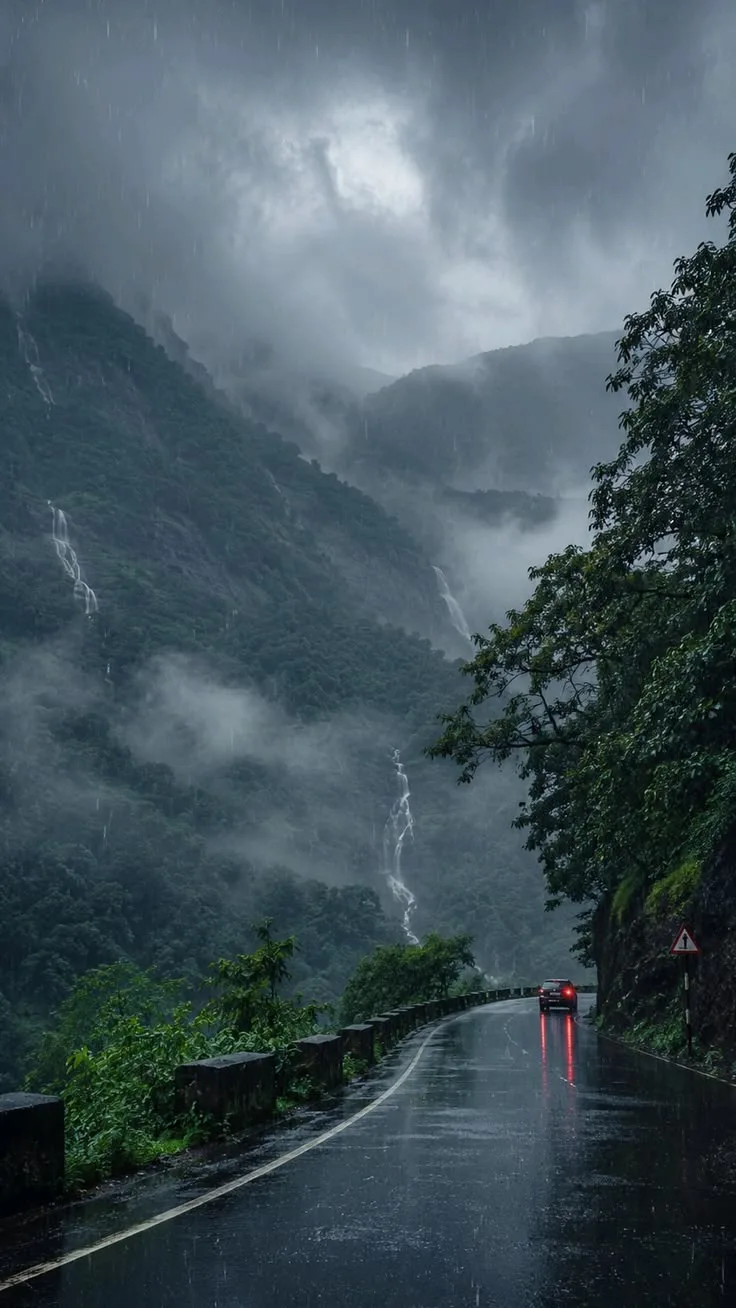 Meghalaya Monsoon Waterfalls & Misty Hills